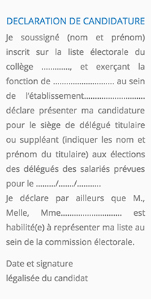 declaration
